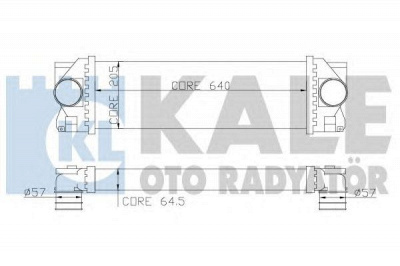 KALE OTO RADYATOR 342800 -  Интеркулер